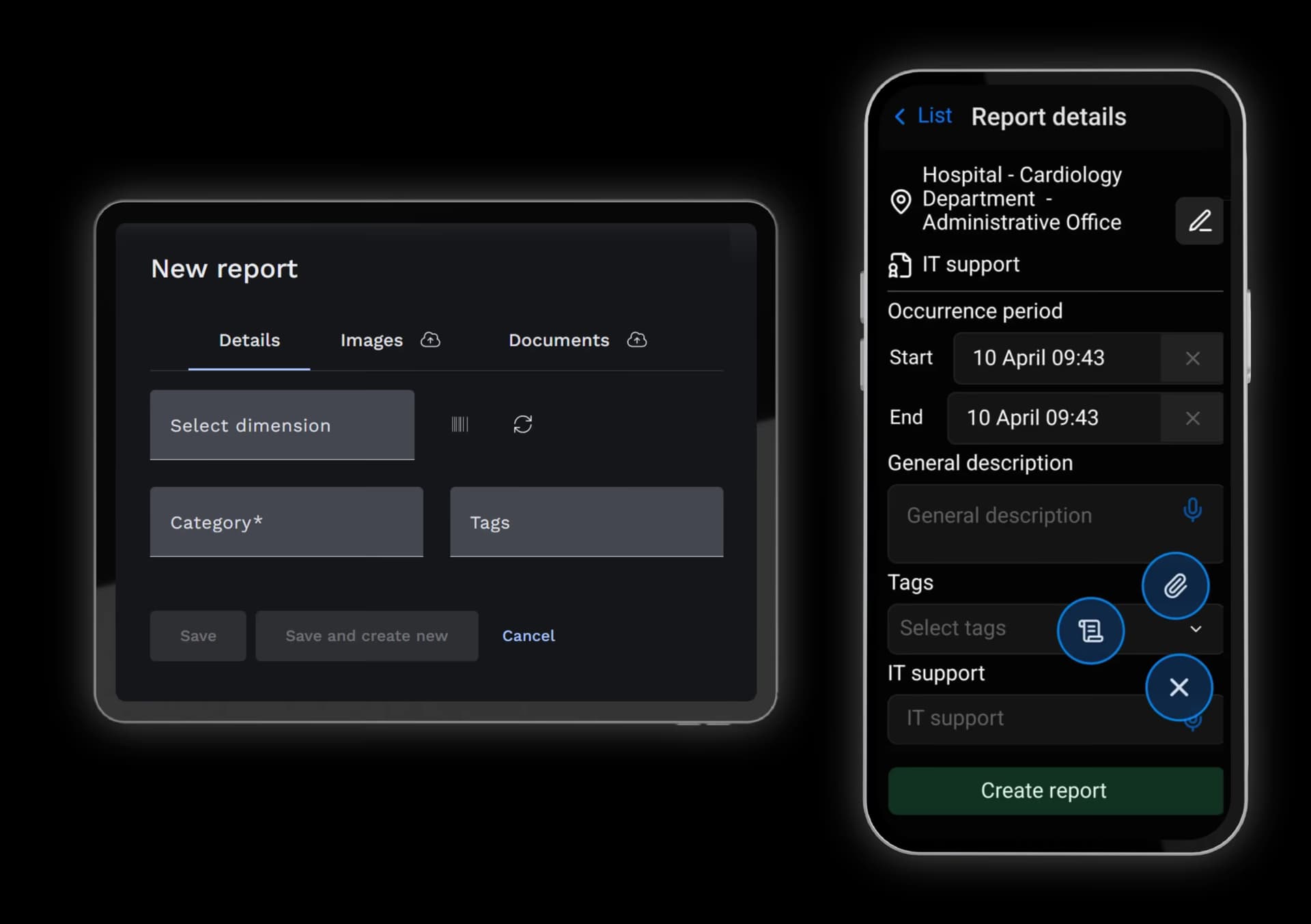 Reports feature