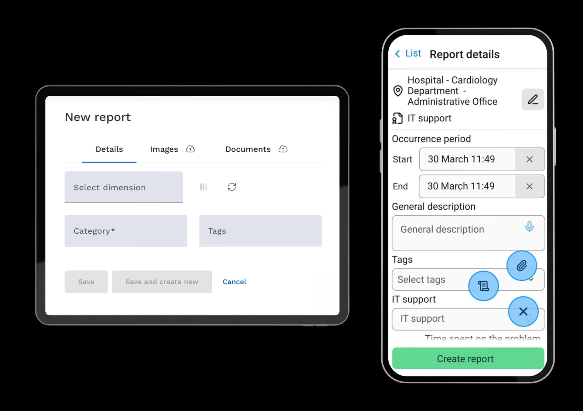 Reports feature