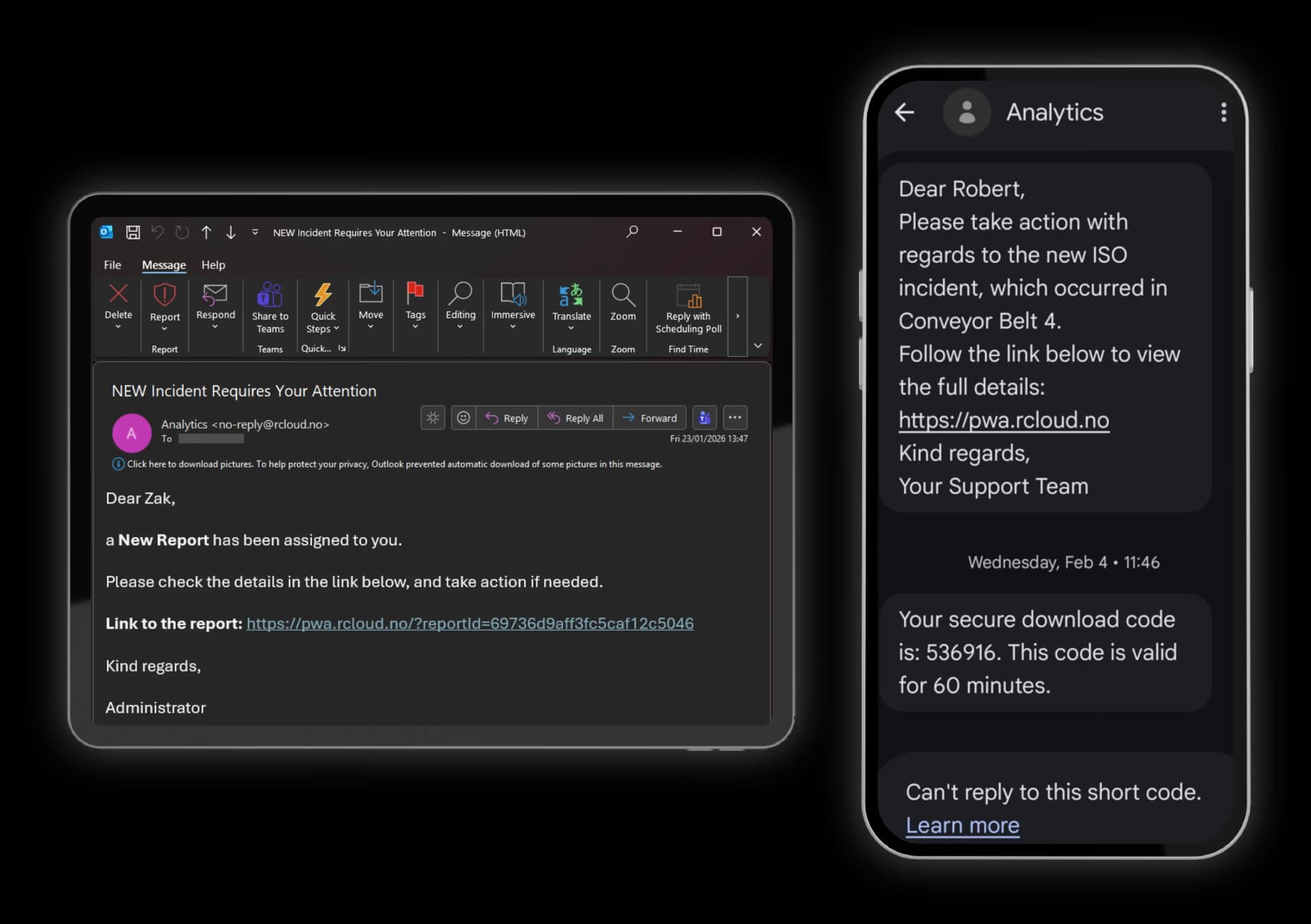 Real-time alerts