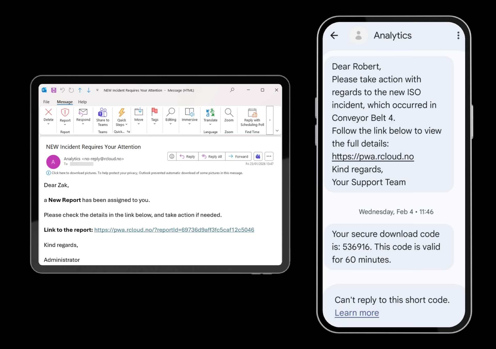 Real-time alerts